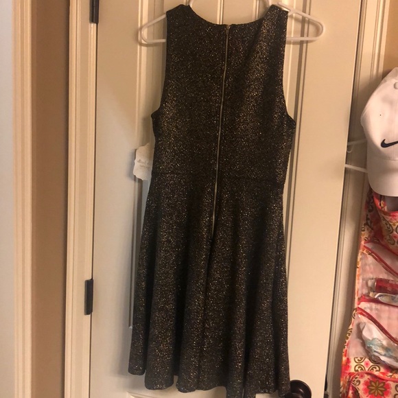 NWT Altard State Gold Kavala Black Dress New Year - Picture 6 of 7